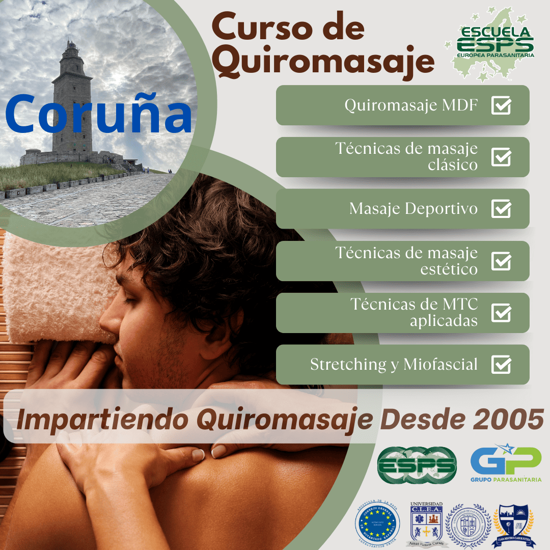 Curso de Quiromasaje en Coruña